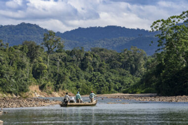 Travel Boat On River