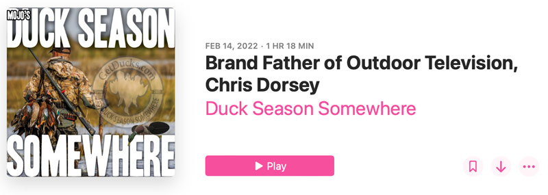 Chris Dorsey Brand Father Outdoor Television