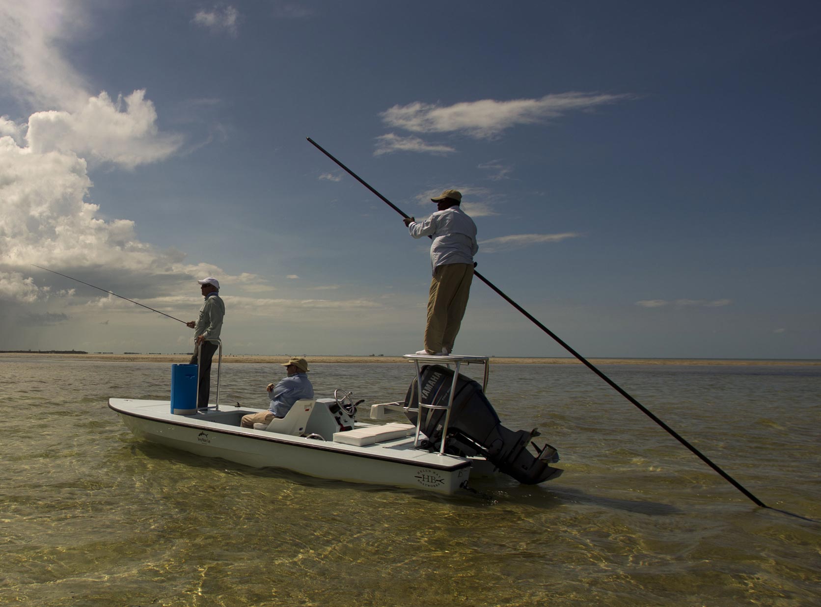 Travel adventure - fishing on the river